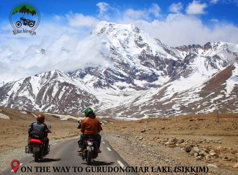 royal enfield chrome 500 shine with the sun